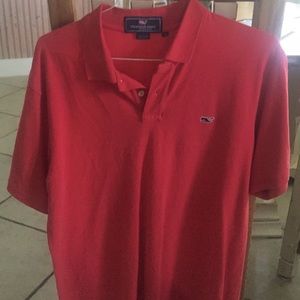 Vineyard vines large orange polo